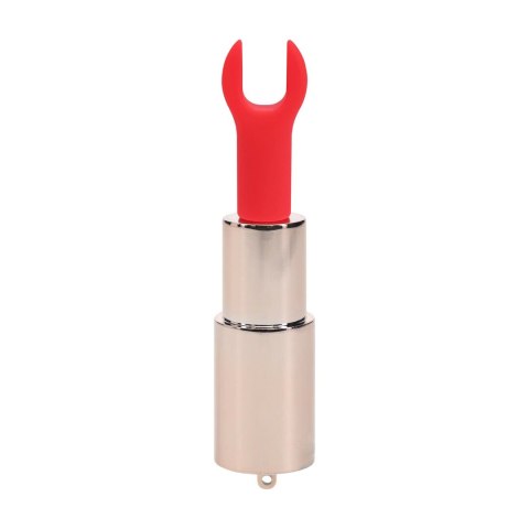 Loveline Angel Lipstick - wielofunkcyjny masażer z 4 końcowkami, rożowy Loveline by Shots
