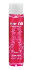 NUEI Hot Oil Strawberry - Olejek do masażu rozgrzewający 100 ml truskawkowy NUEI