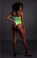 Ouch! Body Neon Halterneck XS/L - Elastyczne, UV Aktywne, Neonowy Roż Ouch! by Shots