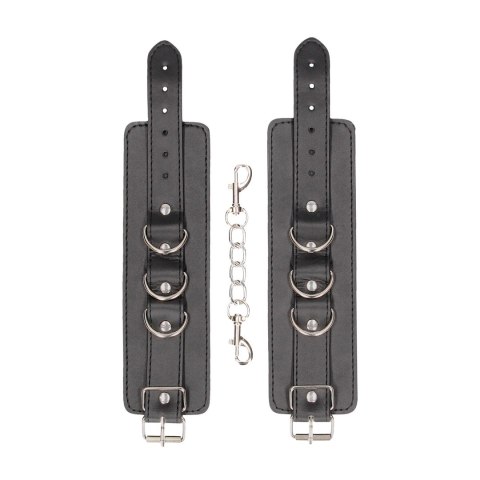 Ouch! Leather Cuffs - Regulowane mankiety skorzane na ręce i nogi Ouch! by Shots