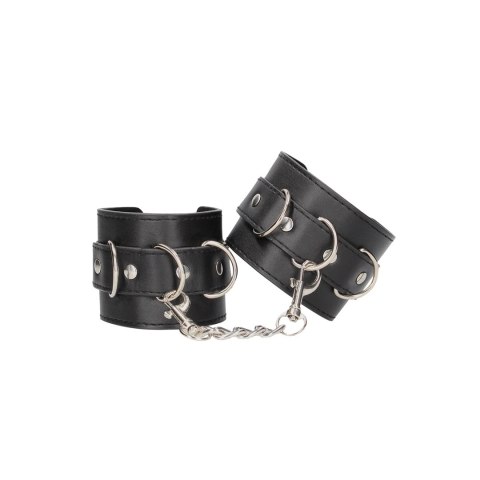 Ouch! Leather Cuffs - Regulowane mankiety skorzane na ręce i nogi Ouch! by Shots