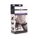 XR Brands Vibrating Double System Harness silikonowy, 10 trybow, czarny XR Brands