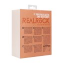RealRock Wibrujący model anatomiczny z pilotem 15 cm, kolor cielisty RealRock by Shots