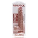 RealRock model 33 cm z przyssawką - anatomiczny kształt, jasny odcień RealRock by Shots