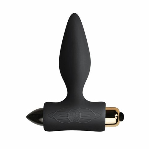 Rocks-Off Petite Sensations Plug Black - silikonowy model wibrujący, czarny Rocks-Off
