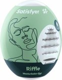 Satisfyer Eggcited Riffle - elastyczna maszyna intymna Hydro-Active TPE Satisfyer