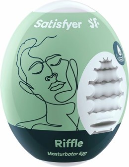 Satisfyer Eggcited Riffle - elastyczna maszyna intymna Hydro-Active TPE Satisfyer
