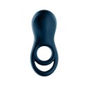 Satisfyer Epic - Pierścień wibrujący silikonowy, czarny, z silnym silnikiem Satisfyer