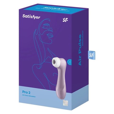 Satisfyer Pro 2 Air Pulse Violet - masażer powietrzny, 11 trybow, wodoodporny Satisfyer