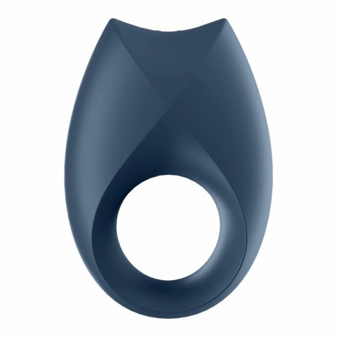Satisfyer Royal One - silikonowy pierścień wibrujący z aplikacją, niebieski Satisfyer