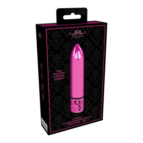 Shots Royal Gems Glamor - kompaktowy wibrator z akumulatorem, złoty Royal Gems by Shots