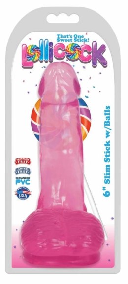 ToyJoy Cherry Ice 15 cm - Transparentny model z przyssawką XR Brands