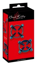 Bad Kitty Zaciski na sutki Blue Moon z 4 śrubami, stal nierdzewna Bad Kitty