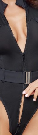 Cottelli Costumes Body Policyjne z Paskami Do Pończoch M Czarny Cottelli