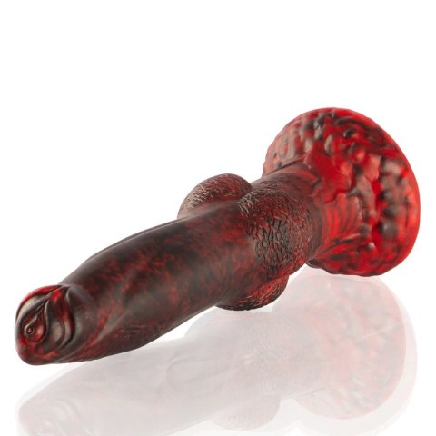 EPIC CYBERSILICOCK Prometheus Titan In Flames silikonowy model wibracyjny z pilotem USB EPIC