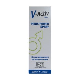 HOT V-Activ Men Power Spray dla mężczyzn z ekstraktem z miłorzębu 50 ml HOT