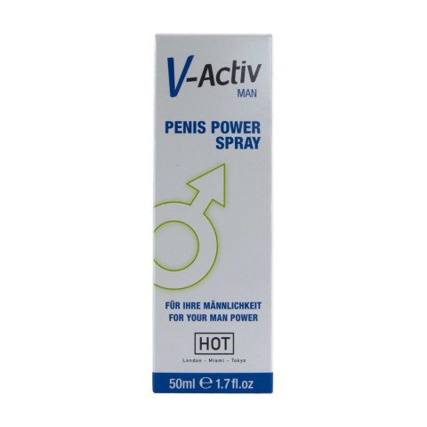 HOT V-Activ Men Power Spray dla mężczyzn z ekstraktem z miłorzębu 50 ml HOT