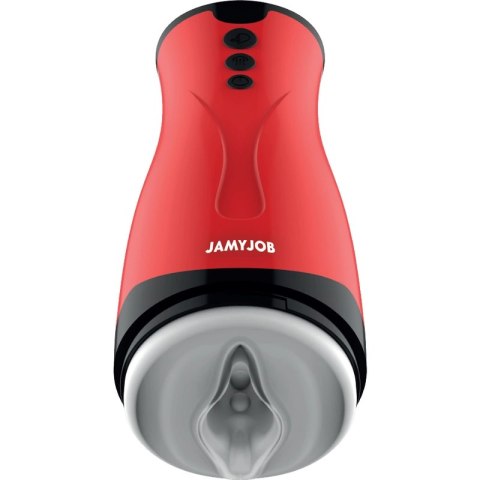 JAMYJOB Dameron - Intymna maszyna ssąco-wibrująca, silikonowa, ładowalna JAMYJOB