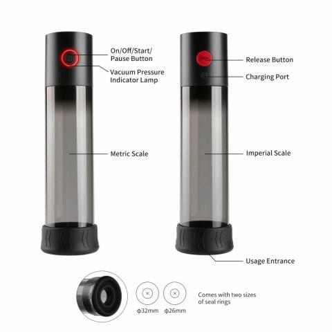 OTOUCH Macho Work1 - Automatyczna pompa prożniowa z podziałką, USB OTOUCH