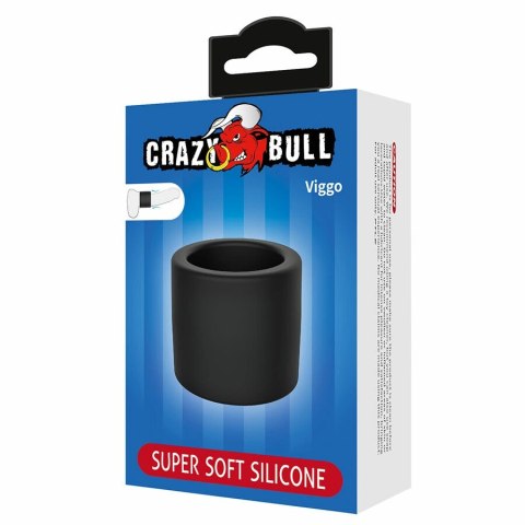 CRAZY BULL Viggo czarny pierścień wspierający z płynnego silikonu CRAZY BULL