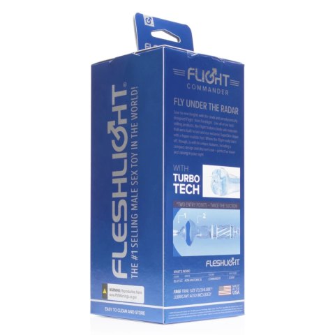 Fleshlight Flight Commander kompaktowa maszyna intymna SuperSkin 15cm Fleshlight