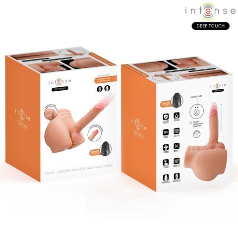 INTENSE Deep Touch Richie Torso z systemem ruchu i pilotem 4,7 kg INTENSE BODIES & MASTURBATORS