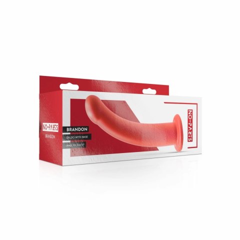 No-Parts Brandon Model z Bazą Silikonowy Czerwony 17,7 cm No-Parts