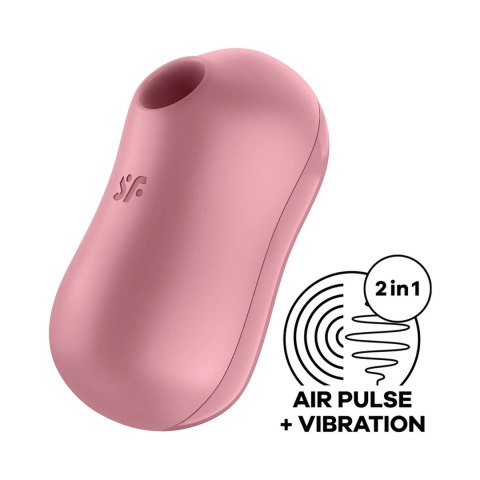 Satisfyer Cotton Candy Pulsacyjny model Air Pulse, silikonowy, rożowy Satisfyer