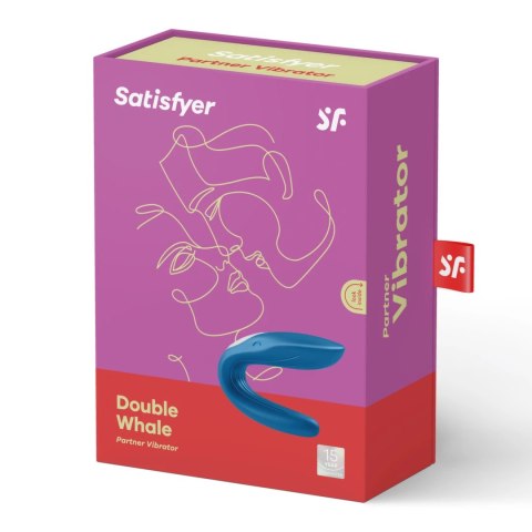 Satisfyer Partner Vibrator dla Par, 10 trybow, silikon, ładowanie USB Satisfyer