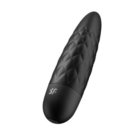 Satisfyer Power Bullet 5 czarny - kompaktowy model z teksturą Satisfyer