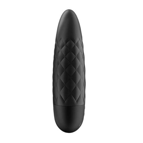 Satisfyer Power Bullet 5 czarny - kompaktowy model z teksturą Satisfyer