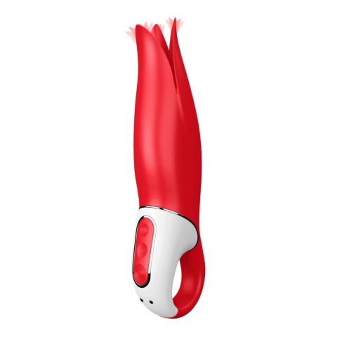 Satisfyer Power Flower model z elastycznymi płatkami, silikon, czerwony Satisfyer