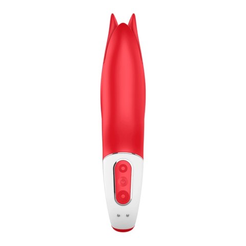 Satisfyer Power Flower model z elastycznymi płatkami, silikon, czerwony Satisfyer