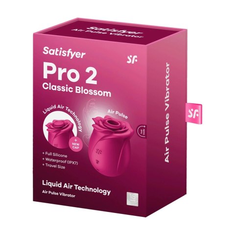 Satisfyer Pro 2 Modern Blossom - urządzenie pulsacyjne w formie roży, 11 trybow Satisfyer