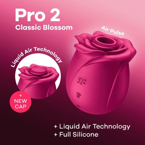 Satisfyer Pro 2 Modern Blossom - urządzenie pulsacyjne w formie roży, 11 trybow Satisfyer