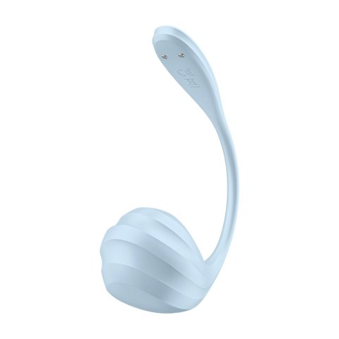 Satisfyer Smooth Petal Connect App - Wibrujący model do noszenia, fioletowy Satisfyer