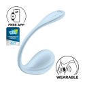 Satisfyer Smooth Petal Connect App - Wibrujący model do noszenia, fioletowy Satisfyer