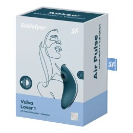Satisfyer Vulva Lover 1 - Wibrator pulsacyjny, 2 silniki, wodoodporny Satisfyer