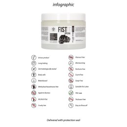 Shots Fist It Lubrykant wodny 500 ml - formuła imitująca naturalne nawilżenie Fist It by Shots