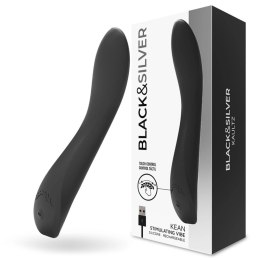 Black & Silver Kean Touch Control - silikonowy model z ładowaniem USB, wodoodporny BLACK&SILVER