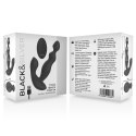 Black&Silver Cora - silikonowy wibrujący korek z pilotem, unisex, IPX6 BLACK&SILVER