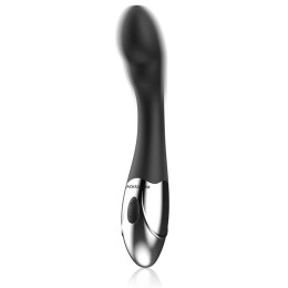 Black&Silver Kilian Model Wibrujący USB, silikon, wodoodporny 20cm BLACK&SILVER