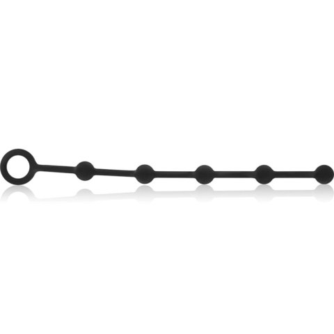 Black&Silver Korg Beads silikonowy zestaw koralikow 21 cm czarny BLACK&SILVER