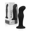 Black&Silver Sean Czarny Korek Anatomiczny Silikonowy Premium BLACK&SILVER