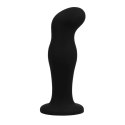 Black&Silver Sean Czarny Korek Anatomiczny Silikonowy Premium BLACK&SILVER