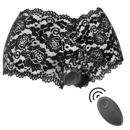 Black&Silver Zara - Masażer zdalny z 10 trybami + majtki uniwersalne BLACK&SILVER