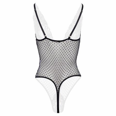 Christine Body Dewi Black z koronką i otwartą konstrukcją, rozmiar L/XL Christine