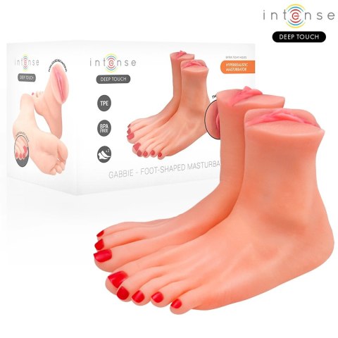 Intense Deep Touch Gabbie - anatomiczny model stopy, dwuczęściowy TPE INTENSE DEEP TOUCH