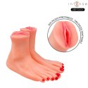 Intense Deep Touch Gabbie - anatomiczny model stopy, dwuczęściowy TPE INTENSE DEEP TOUCH