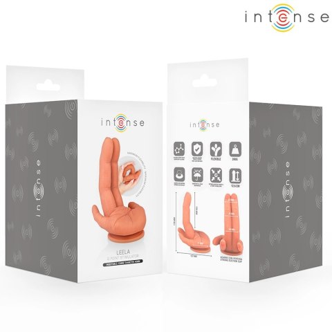 Intense LEELA elastyczna dłoń - stymulator punktu G, silikon 12,6 cm INTENSE